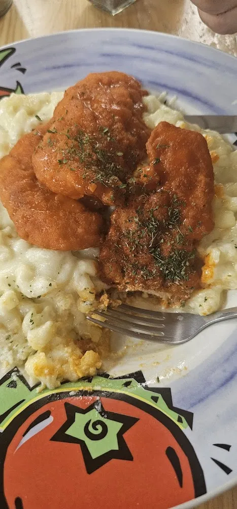 Buffalo Tenders w Mac & Cheese