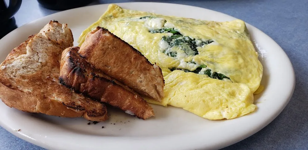 Spinach and Feta Omelette
